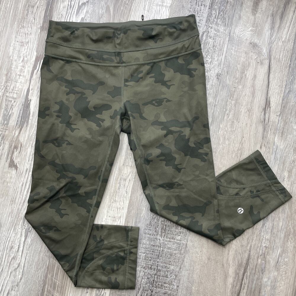 Lululemon Camo Leggings Run Inspire Crop II size 6
